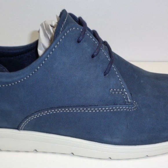Steve Madden CLAY Navy Blue Leather New Lace Shoes main image 6
